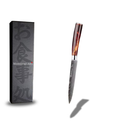 Set de 5 couteaux japonais Monsieur Aki – Chef Sapporo – Acier