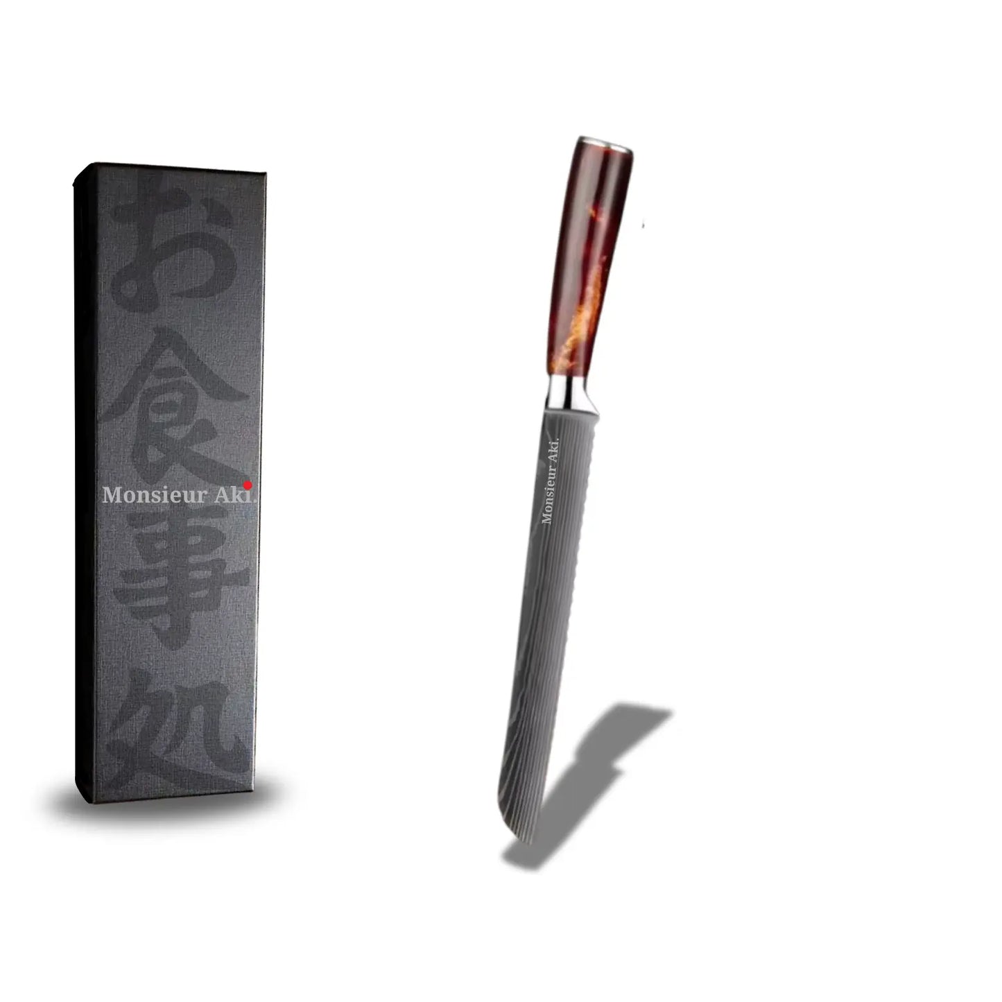 Set de 7 couteaux japonais Monsieur Aki – Chef Sapporo – Acier