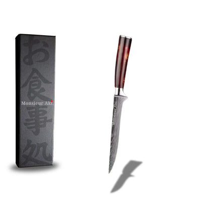 Set de 7 couteaux japonais Monsieur Aki – Chef Sapporo – Acier