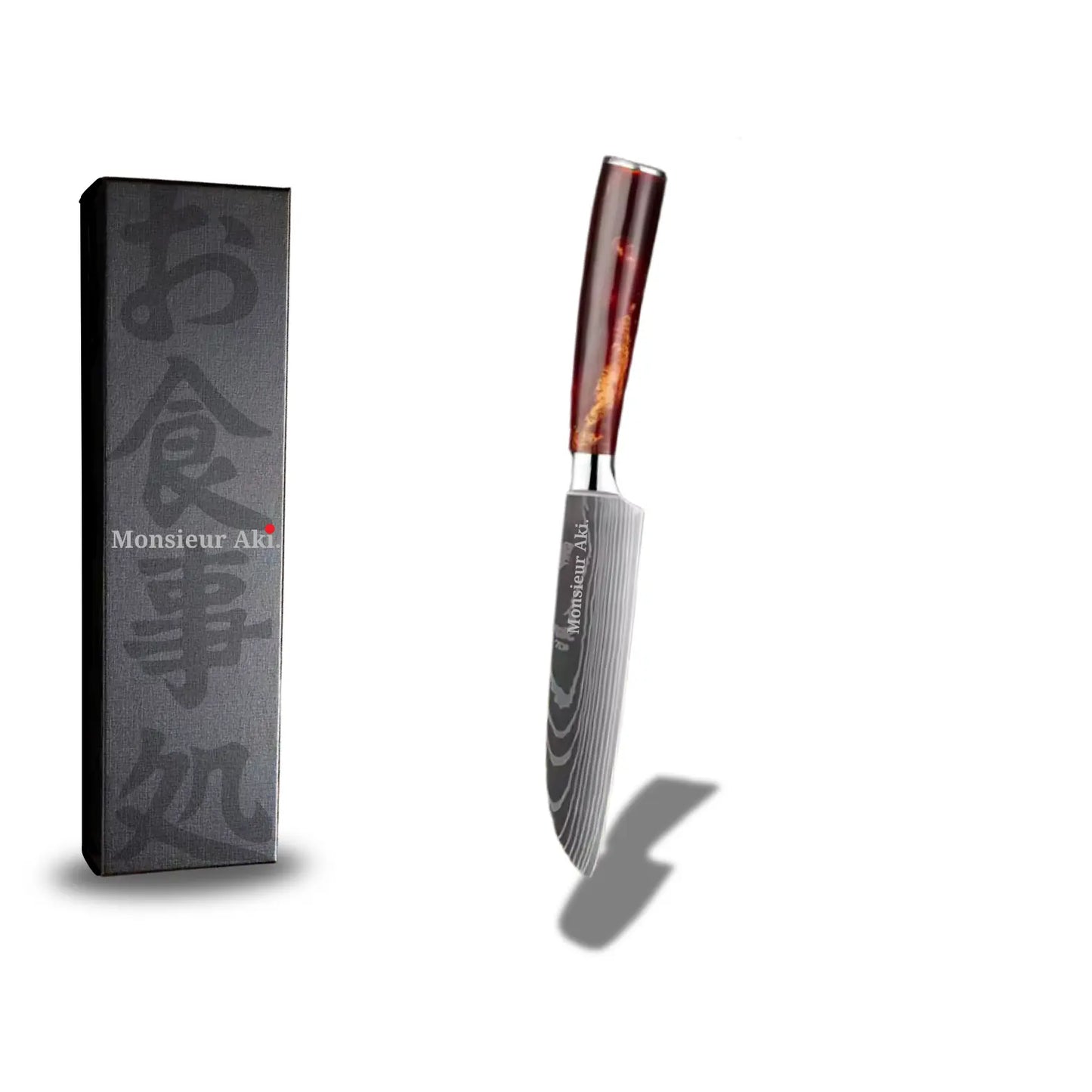 Set de 7 couteaux japonais Monsieur Aki – Chef Sapporo – Acier