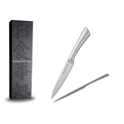 Set de 5 couteaux japonais Monsieur Aki – Full Acier – Acier