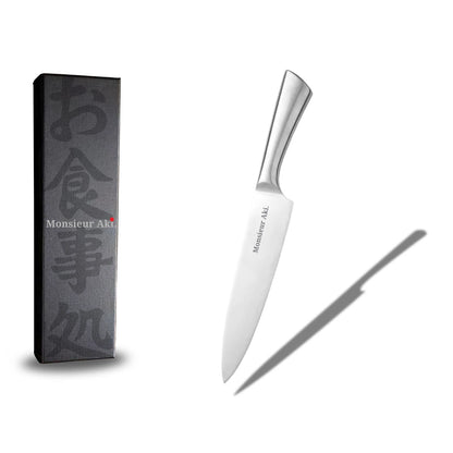 Set de 5 couteaux japonais Monsieur Aki – Full Acier – Acier