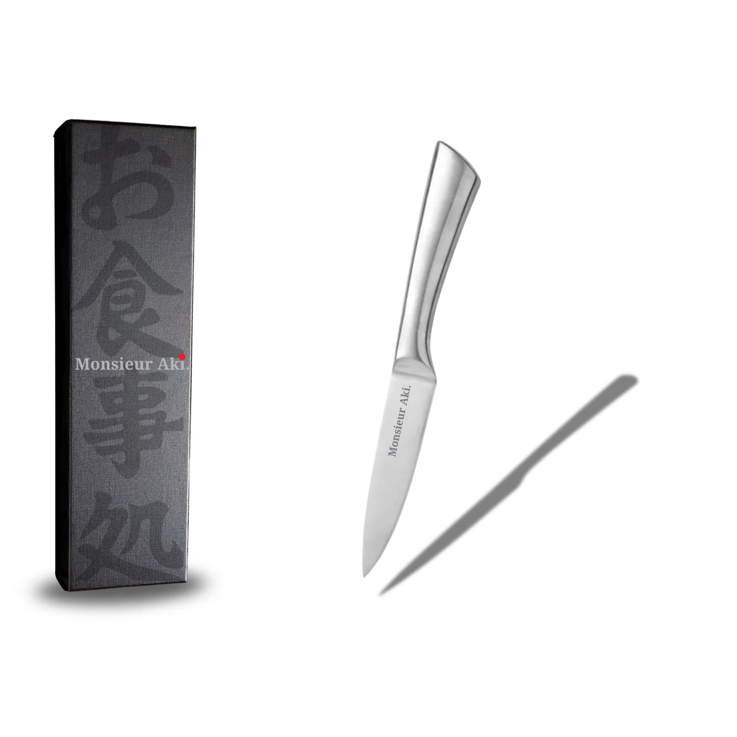 Set de 5 couteaux japonais Monsieur Aki – Full Acier – Acier