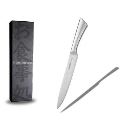 Set de 5 couteaux japonais Monsieur Aki – Full Acier – Acier